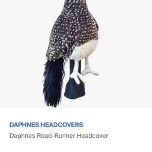 Daphnes Road-Runner Headcover - Black and White